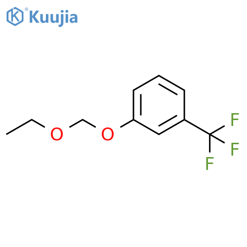 Benzene, 1-(ethoxymethoxy)-3-(trifluoromethyl)- structure