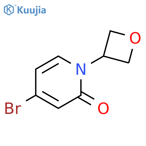 4-bromo-1-(oxetan-3-yl)-1,2-dihydropyridin-2-one structure