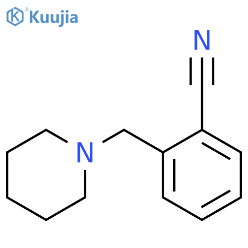 2-(PIPERIDIN-1-YLMETHYL)BENZONITRILE structure