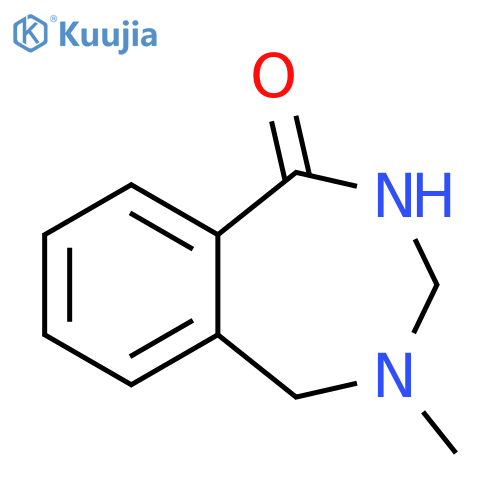 1H-2,4-Benzodiazepin-1-one, 2,3,4,5-tetrahydro-4-methyl- structure
