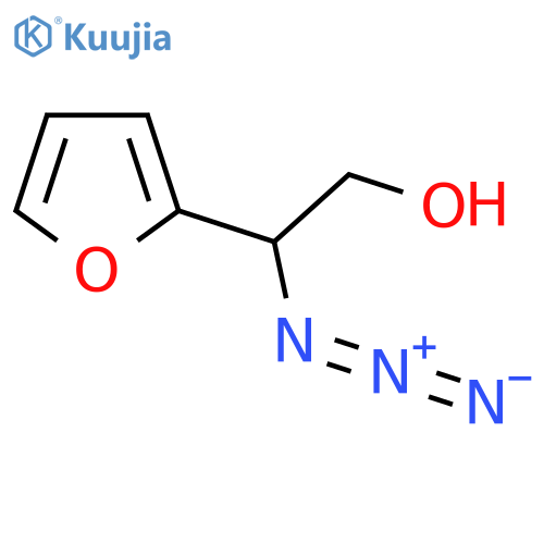 2-azido-2-(furan-2-yl)ethan-1-ol structure