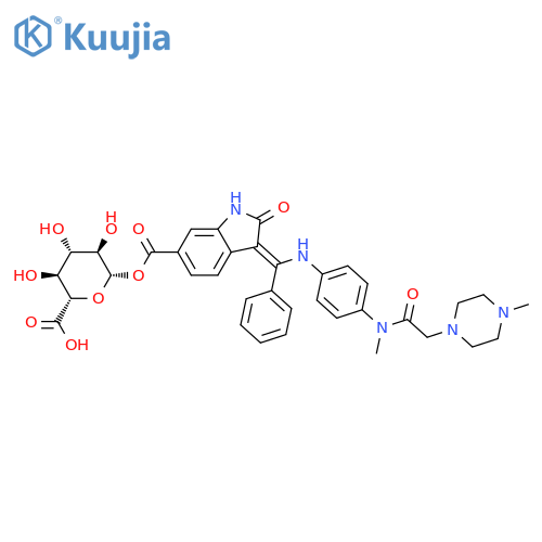 Nintedanib Demethyl-O-glucuronic Acid structure