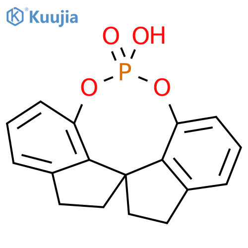 12-Hydroxy-4,5,6,7-tetrahydroiindeno[7,1-de:1',7'-fg][1,3,2]dioxaphosphocine 12-oxide structure