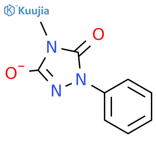 1,2,4-Triazolidine-3,5-dione,4-methyl-1-phenyl-, ion(1-) structure