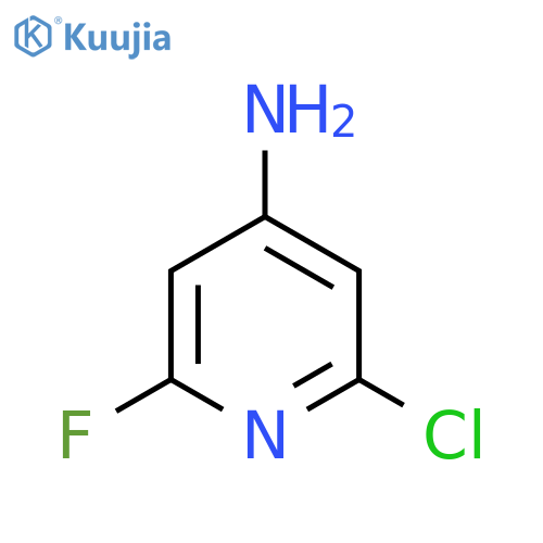 2-chloro-6-fluoropyridin-4-amine structure