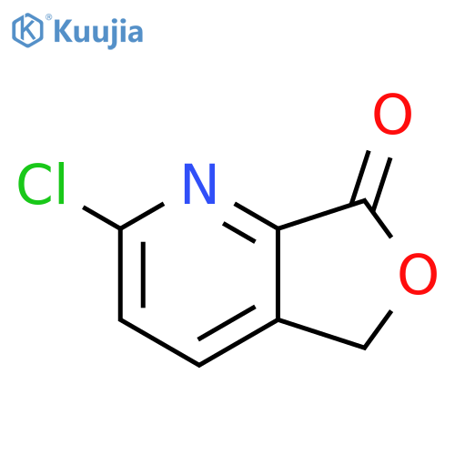 2-chloro-5H,7H-furo[3,4-b]pyridin-7-one structure