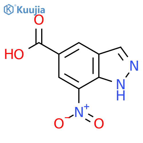 7-Nitro-1H-indazole-5-carboxylic acid structure