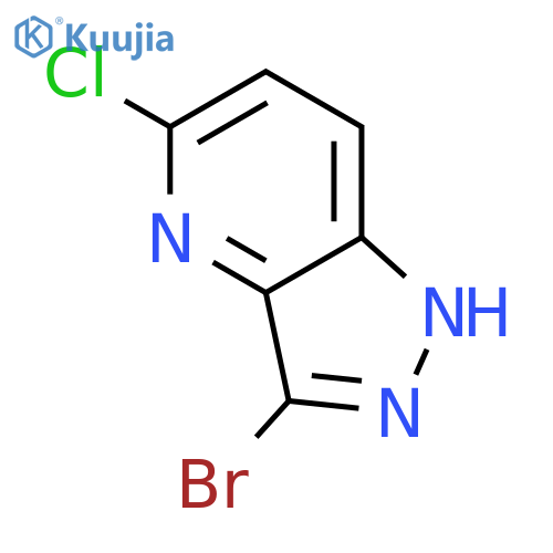 3-Bromo-5-chloro-1H-pyrazolo[4,3-b]pyridine structure