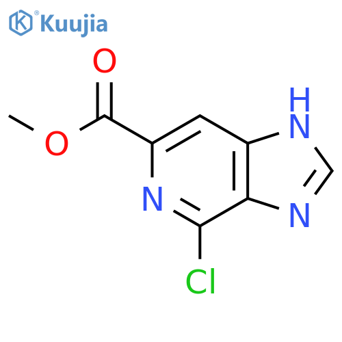 Methyl 4-chloro-3H-imidazo[4,5-c]pyridine-6-carboxylate structure