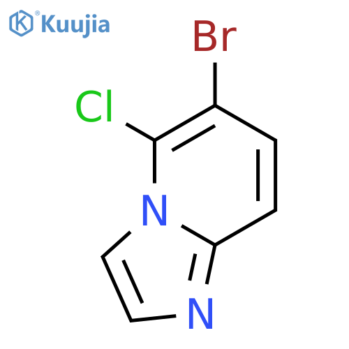 6-bromo-5-chloroimidazo[1,2-a]pyridine structure