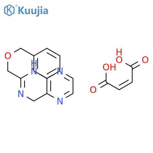 PTERIDINE, 1,4-DIHYDRO-2-[(PHENYLMETHOXY)METHYL]-, (Z)-2-BUTENEDIOATE(1:1) structure