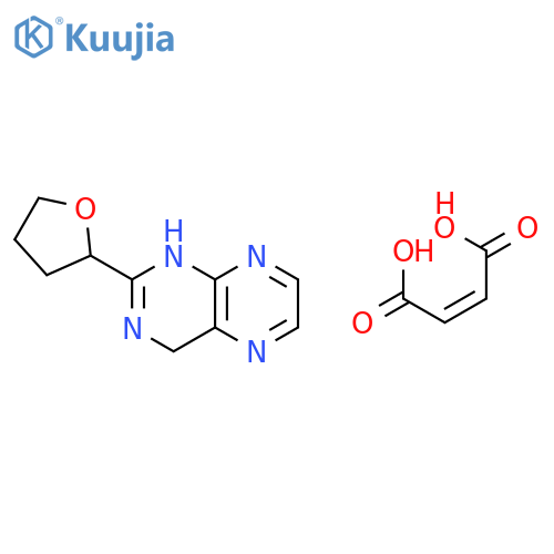 Pteridine, 1,4-dihydro-2-(tetrahydro-2-furanyl)-, (Z)-2-butenedioate (1:1) structure