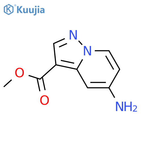 methyl 5-aminopyrazolo1,5-apyridine-3-carboxylate structure