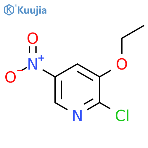 2-Chloro-3-ethoxy-5-nitropyridine structure