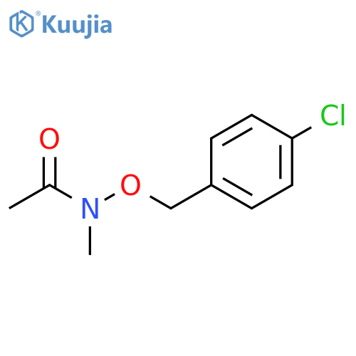 Acetamide, N-[(4-chlorophenyl)methoxy]-N-methyl- structure