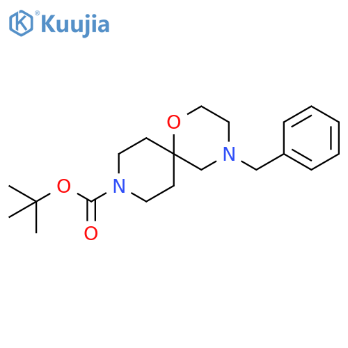 Tert-butyl 4-benzyl-1-oxa-4,9-diazaspiro[5.5]undecane-9-carboxylate structure