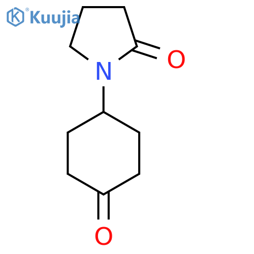 1-(4-Oxocyclohexyl)pyrrolidin-2-one structure