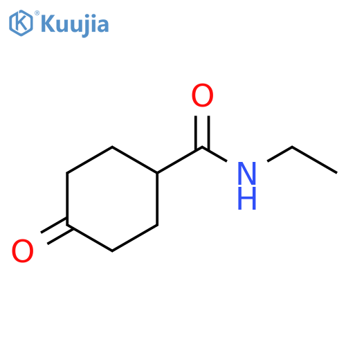N-ethyl-4-oxocyclohexanecarboxamide structure