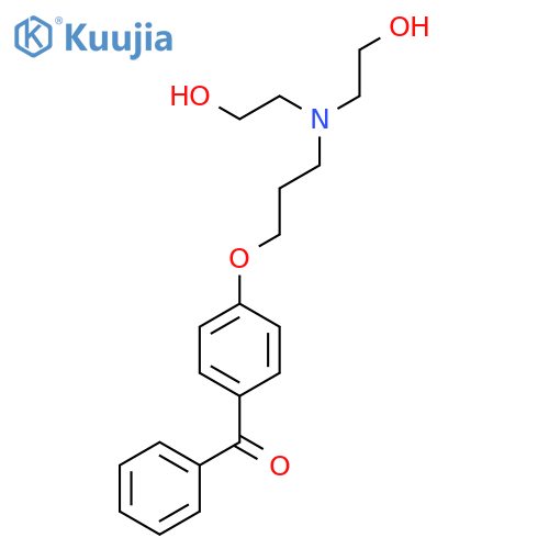 Methanone, [4-[3-[bis(2-hydroxyethyl)amino]propoxy]phenyl]phenyl- structure
