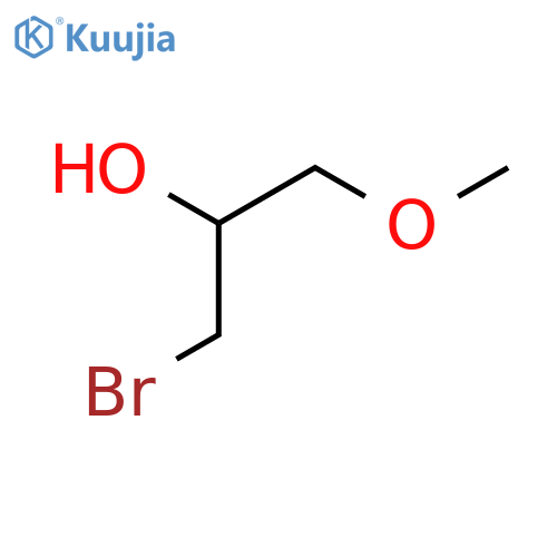 1-bromo-3-methoxypropan-2-ol structure