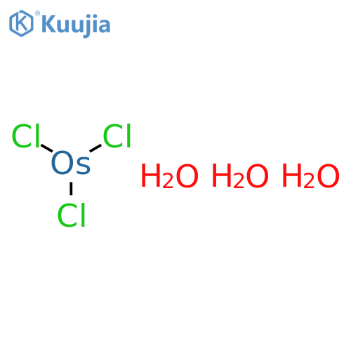 Osmium(III) chloride trihydrate structure