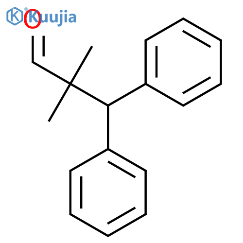 2,2-dimethyl-3,3-diphenylpropanal structure