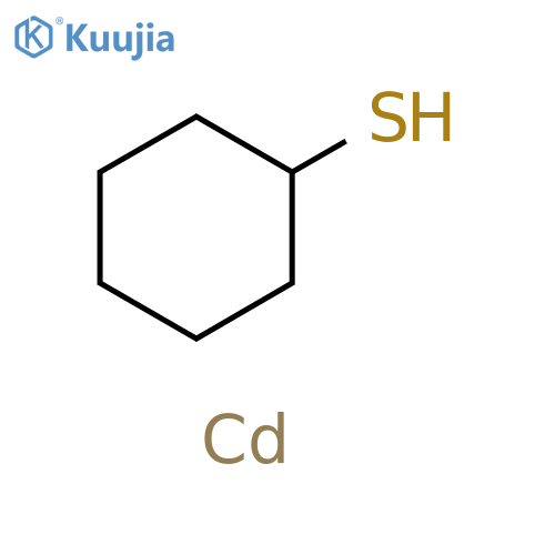 Cyclohexanethiol, cadmium salt (2:1) structure