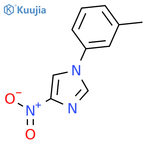1-(3-methylphenyl)-4-nitro-1H-Imidazole structure
