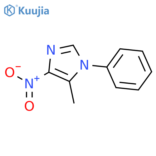 5-methyl-4-nitro-1-phenyl-1H-Imidazole structure