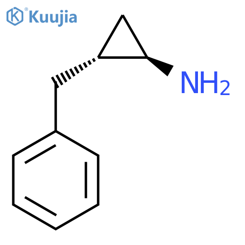 rac-(1R,2R)-2-benzylcyclopropan-1-amine structure