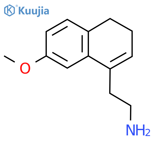 2-(7-Methoxy-3,4-dihydro-1-naphthalenyl)ethanamine structure