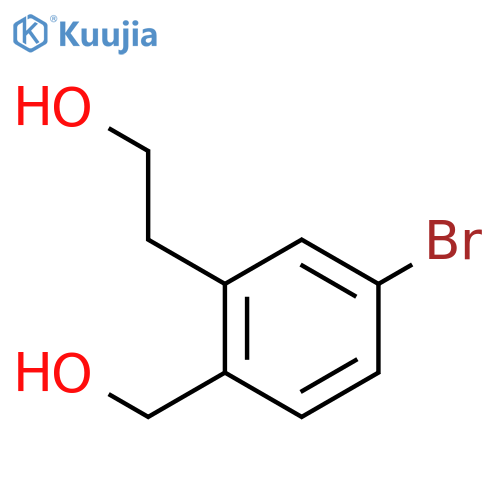 2-(5-Bromo-2-hydroxymethylphenyl)ethanol structure
