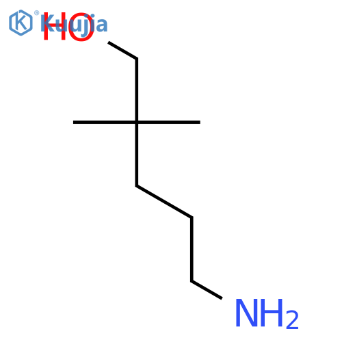 5-Amino-2,2-dimethylpentan-1-ol structure