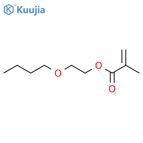 2-Propenoic acid,2-methyl-, 2-butoxyethyl ester structure