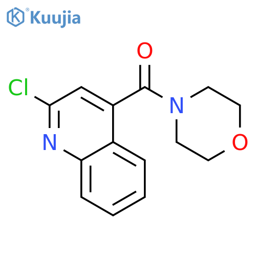 2-chloro-4-(morpholine-4-carbonyl)quinoline structure