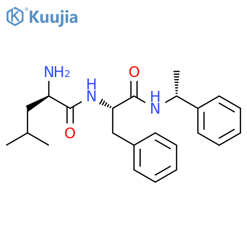 L-Phenylalaninamide, D-leucyl-N-[(1R)-1-phenylethyl]- structure