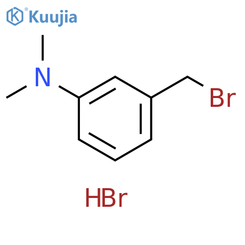 3-(bromomethyl)-N,N-dimethylaniline hydrobromide structure