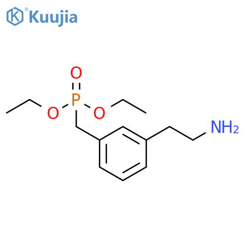 Phosphonic acid, [[3-(2-aminoethyl)phenyl]methyl]-, diethyl ester structure