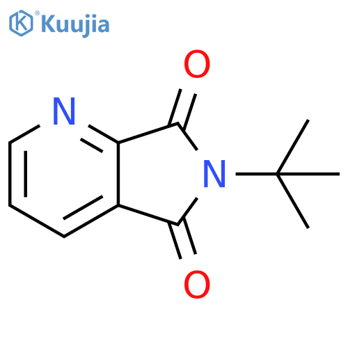 5H-Pyrrolo[3,4-b]pyridine-5,7(6H)-dione, 6-(1,1-dimethylethyl)- structure