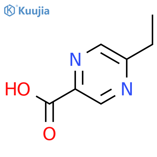 5-Ethylpyrazine-2-carboxylic acid structure