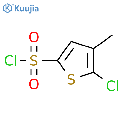 5-chloro-4-methylthiophene-2-sulfonyl chloride structure