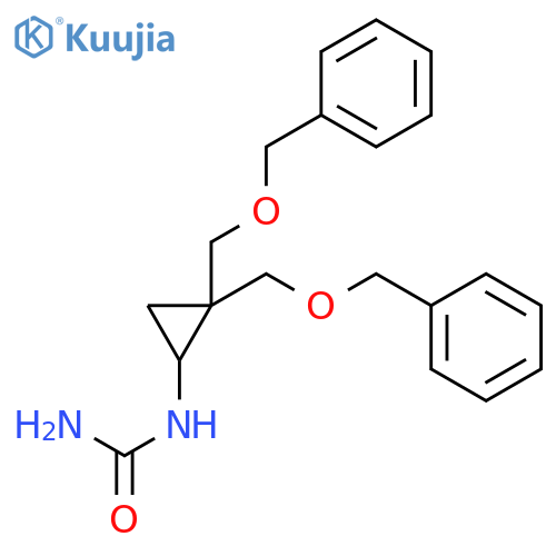 Urea, [2,2-bis[(phenylmethoxy)methyl]cyclopropyl]- structure