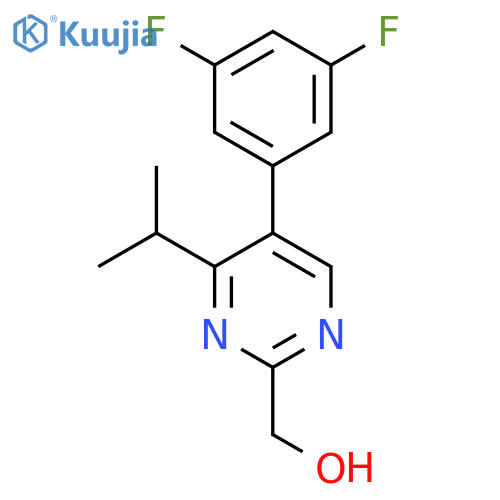 [5-(3,5-Difluorophenyl)-4-isopropyl-2-pyrimidinyl]methanol structure