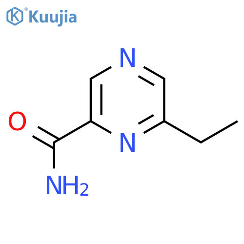 2-Pyrazinecarboxamide,6-ethyl- structure
