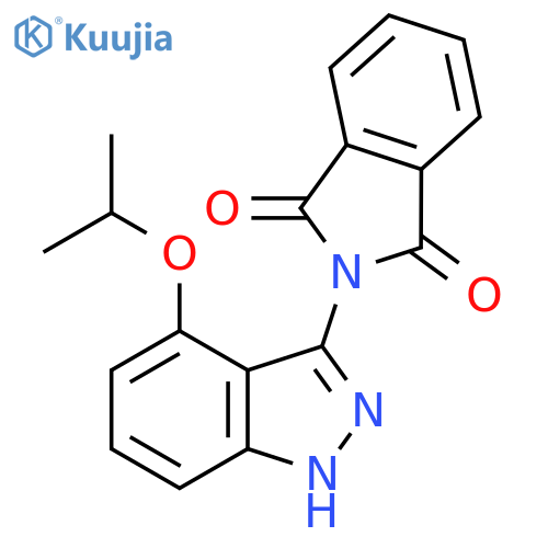 2-(4-Isopropoxy-1H-indazol-3-yl)-1H-isoindole-1,3(2H)-dione structure