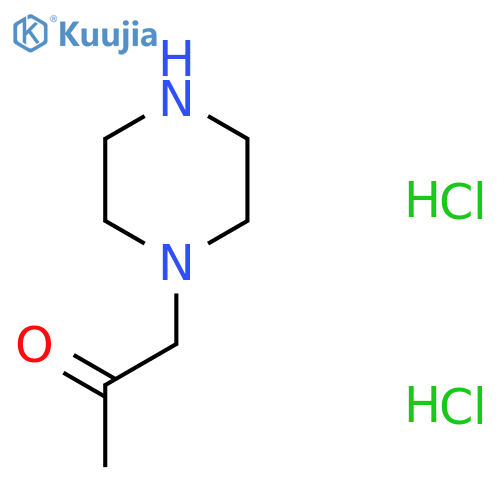 1-Piperazin-1-ylacetone dihydrochloride structure