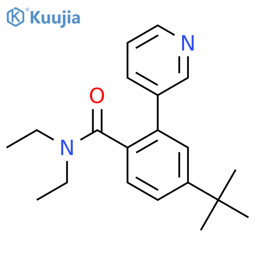 4-(Tert-Butyl)-N,N-diethyl-2-(3-pyridinyl)benzamide structure