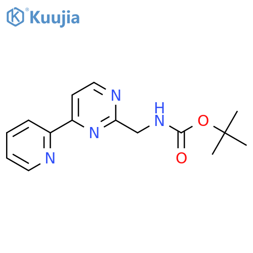 Tert-Butyl [4-(2-pyridinyl)-2-pyrimidinyl]methylcarbamate structure