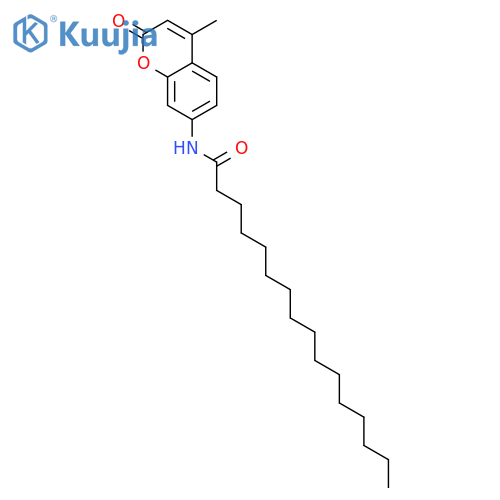 N-(4-Methyl-2-oxo-2H-chromen-7-yl)palmitamide structure