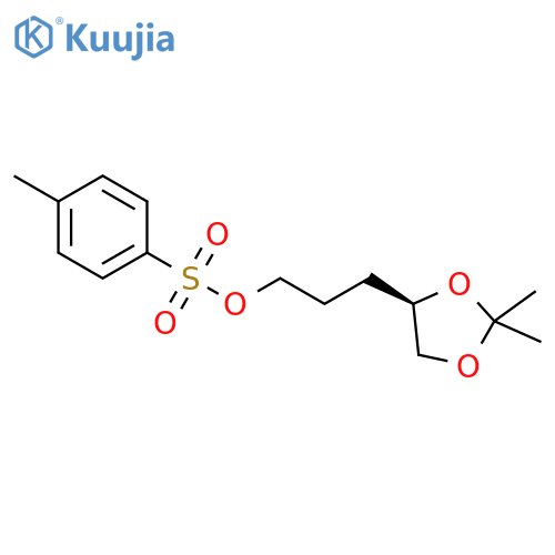 1,3-Dioxolane-4-propanol, 2,2-dimethyl-, 4-methylbenzenesulfonate, (R)- (9CI) structure